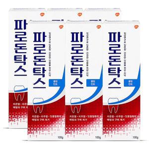 파로돈탁스 쿨링민트 치약 100g 6개