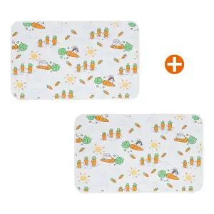 [보리보리/예꼬맘]예꼬맘 아기 방수패드 1 +1(총2개) 매트 기본형 기저귀갈이대호환