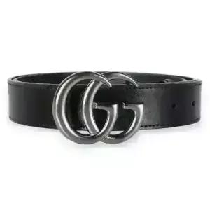 디몬트 구찌 남성 GG 마몽트 슬림 벨트(블랙) 414516 0YA0V 1000