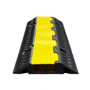 실외 바닥 설치형 전선보호카바 차량통행 파손방지 고무덮개