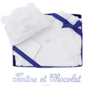 [갤러리아] (쇼콜라 임신,출산 2종세트) 레옹모달배냇가운+레옹모달비니