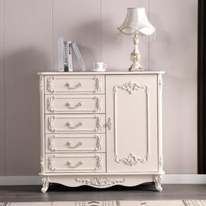 엔틱 수납장 서랍장 화이트 2단화이트53X40X50 선반 열쇠서랍장 서양 거실