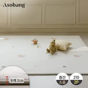 2P 프라임 놀이방매트 다이노 스페이스 210 (210x140x2cm)