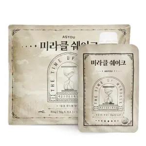 체중조절 단백질 보충제 미라클쉐이크 맛있는 한끼 식사대용 단백질 파우치 쉐이크 1주분