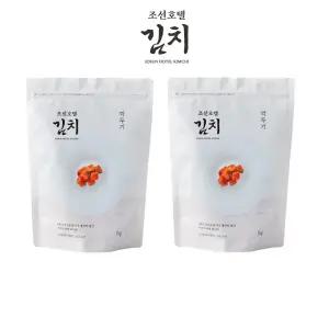 [조선호텔김치] 깍두기 1kg, 2개