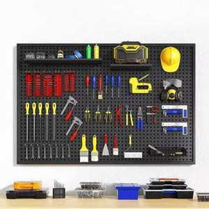 타공판 벽 부착 행거 철제 다용도 보드 소품걸이 정리대 공구 파티션