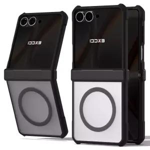 엑씨 갤럭시 Z플립7 파비스 힌지보호 맥세이프 풀커버 휴대폰 케이스