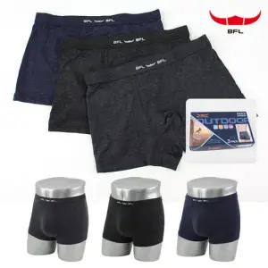 [페스타 특가] 인생라인 남성 사방스판 인팅드로즈 팬티 3종세트 (2602)