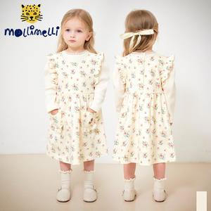 [몰리멜리] 쁘띠베베레이어드원피스