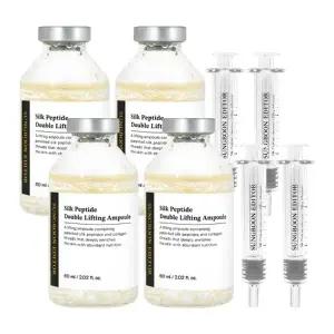 성분에디터 실크 펩타이드 녹는실 더블 리프팅 앰플 60mlX4개 + 어플리케이터X4개