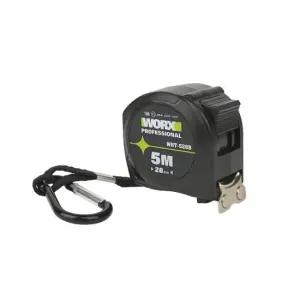 5Mx28mm 웍스 오토락 프로페셔날 줄자 직립성 뛰어난 1등급 자석후크 양면눈금 프로페셔날