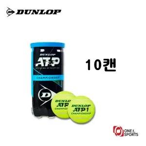 던롭 ATP 챔피언쉽 테니스 볼 공 시합구 10캔 (2개입)
