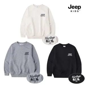 [지프키즈](신세계 사우스시티) 등판 헤리티지나염 맨투맨 KP3TSU892