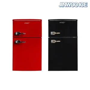 [셀러허브]레트로 소형냉장고 원룸 사무실 JWBCD-95R 레드블랙 (S7549607)