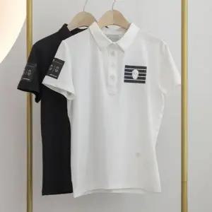 어메이징 골프웨어 남성 아코디오 팔 패치 골프 반팔 카라 티셔츠