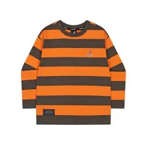 [캉골키즈](강남점)[품목]보더 스트라이프 티셔츠 RC 0210 오렌지 (ARCCRT02100OG)
