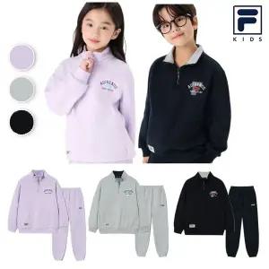 [휠라키즈](천안아산점)[50%할인] 휠라키즈 신학기 기모 상하의 세트 [FK2POG4402X,FK2FPG4402X]