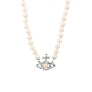 [비비안웨스트우드] 6301011P 02P373 올림피아 펄 목걸이