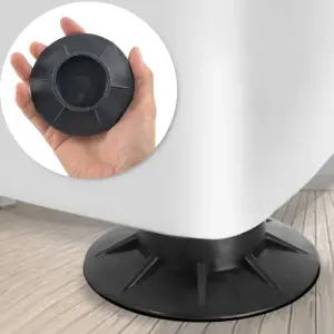 세탁기 받침 고무 받침대 발 발판 수평 지지 단차 패드 진동방지 드럼 통돌이 다리 4개