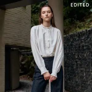 [런칭가59,000원 1만원 ] 에디티드 프릴 블라우스