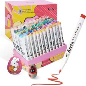 아트엑스 아크릴 마카 120색 A 브러시형