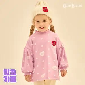 프릴 밍크기모 롱티셔츠