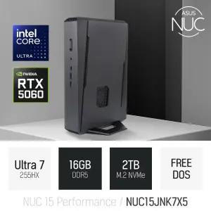 ⓒ ASUS NUC 15 Performance NUC15JNK7X5 울트라7 255HX 16GB 2TB / 고성능 게임 미니PC