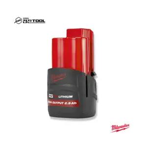 밀워키 M12 HB2.5 12V 2,5Ah 충전 리튬이온 배터리 M12HB2.5