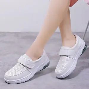 폭신폭신 발편한 벨크로 에어 운동화형 간호화 유니폼화 근무화