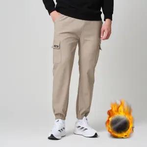 필드웍스 프리미엄 기모 남성용 카고조거팬츠 작업복 일상복 겸용