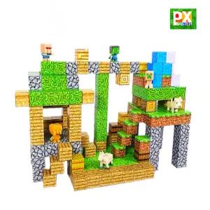 마인크래프트 블록 장난감 자석블럭 어린이 퍼즐 큐브 창의력 교구 피규어 인형