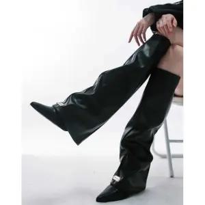 하이틴 패션워머 방한 가죽 아이돌의상 발토시 레그워머