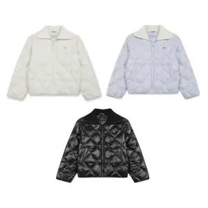 [폴햄키즈](의정부점)25년 겨울 여아) 배색 카라 퀄팅 점퍼 PKF4JP2020