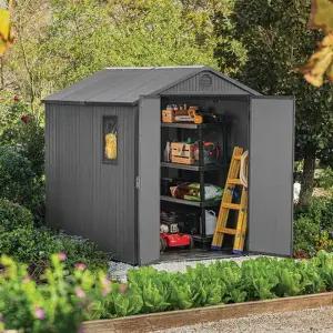 [텐바이텐]케터 다윈6x8(그레이) 조립식창고 마당창고 야외보관함