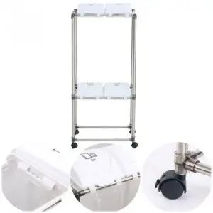 4구 분리수거 스티커 스티커붙이는판 재활용쓰레기통 가정용분리수거 사무실분리수거