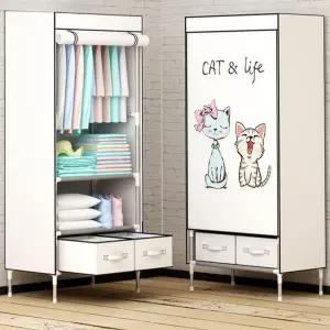 장롱 침실 천이불장 낮은이불장 미니 조립식 이불장 엔틱