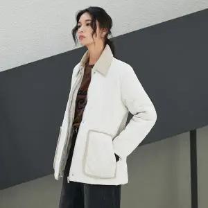 [LAP](대전신세계)코듀로이 카라 퀼팅점퍼 AR4PDA64