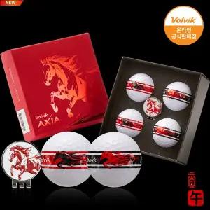 [볼빅]2026년 적마 에디션 골프공 (3PCS구조 4구 볼마커)