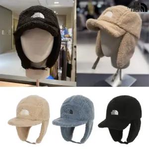국내매장판 노스페이스 플리스 귀달이 모자 남여공용 겨울 방한 이어머프 캠프 캡