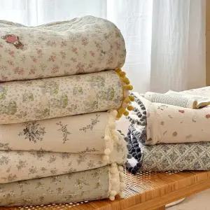 포근한 거즈앤퍼 블랭킷 데일리 감성 거즈이불 소파 차박 캠핑 담요