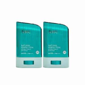AHC 내추럴 퍼펙션 더블 쉴드 선스틱 22g (SPF 50+) 초록색 2개