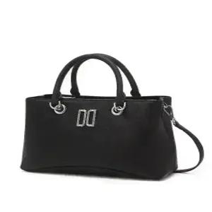 닥스 ACC 쇼핑백동봉블랙 DD로고 소가죽 토트백 DCBA5F302BK