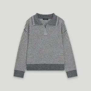 [롯데백화점]코데즈컴바인 잔단가라 카라넥 니트 CKD-PU384WB