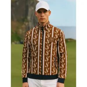 [아웃도어스/맥케이슨]남성 씨슬 프린트 트레이닝 상의 브라운 MCM3TZ612BRO