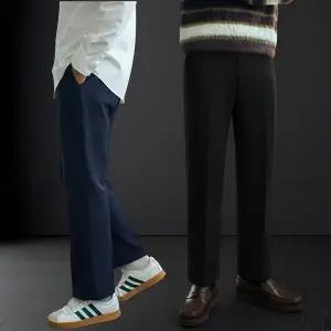 [노멀쉐이크]히터스 피치기모 겨울 세미와이드 슬랙스 (4color S-5XL) 9부 10부