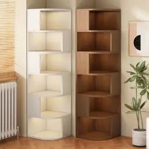 코너수납장 우드 코너장 모퉁이 삼각 거실 선반