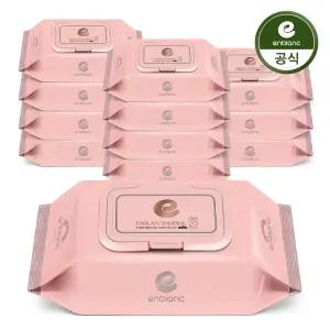 앙블랑 아기물티슈 63평량 세이프 인디핑크 휴대캡형 20매X12팩 N-IMC12
