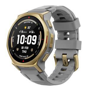 Amazfit T-Rex 3 Pro 아웃도어 워치 AMOLED 44mm 사파이어 이상의 듀얼 아이폰용 GPS, 손전등 180개 밴드 및 오프라인 포함, Ti 모드, 골드 안드로이드 스포츠 베젤, 디스플레이, 배터리, 17일 10ATM, 북극 지도,
