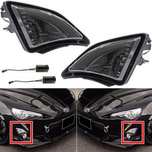 2013-2020 토요토 86 / gt86 사이언 FR-S 코너 제논 화이트 LED DRL 주차등 앰버 블링크 턴 시그널 러닝 포지션 라이트 스모크 렌즈 E4 승인