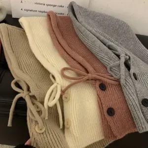 바라클라바 여성 후드머플러 모자목도리 보온모자 넥워머 니트 2개 set